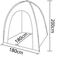 Bo-Camp - Opbergtent - Medium - 1,8x1,8x2 Meter