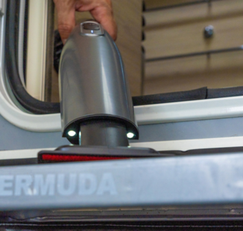 Haba Vacuswift compacte en multifunctionele kampeerstofzuiger