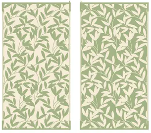 SAFARICA SAFARIMAT BRANCHES GREEN-BEIGE 