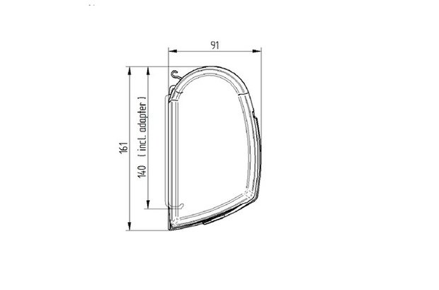 Thule Omnistor 5200 wandluifel 