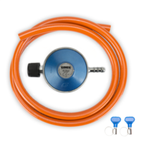 GIMEG GASDRUKREGELAARSET CAMPINGAZ 29 MBAR CAMPINGAZ X SLANGPILAAR (150 CM)