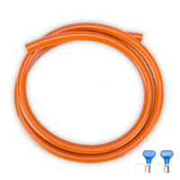 GIMEG HD GASSLANG PVC MET 2 SLANGKLEMMEN 1 M