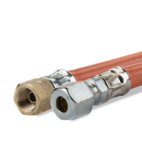 GIMEG GASSLANG PVC 1/4 INCH LINKS BINNEN X 1/4 INCH LINKS BINNEN 1,5 M